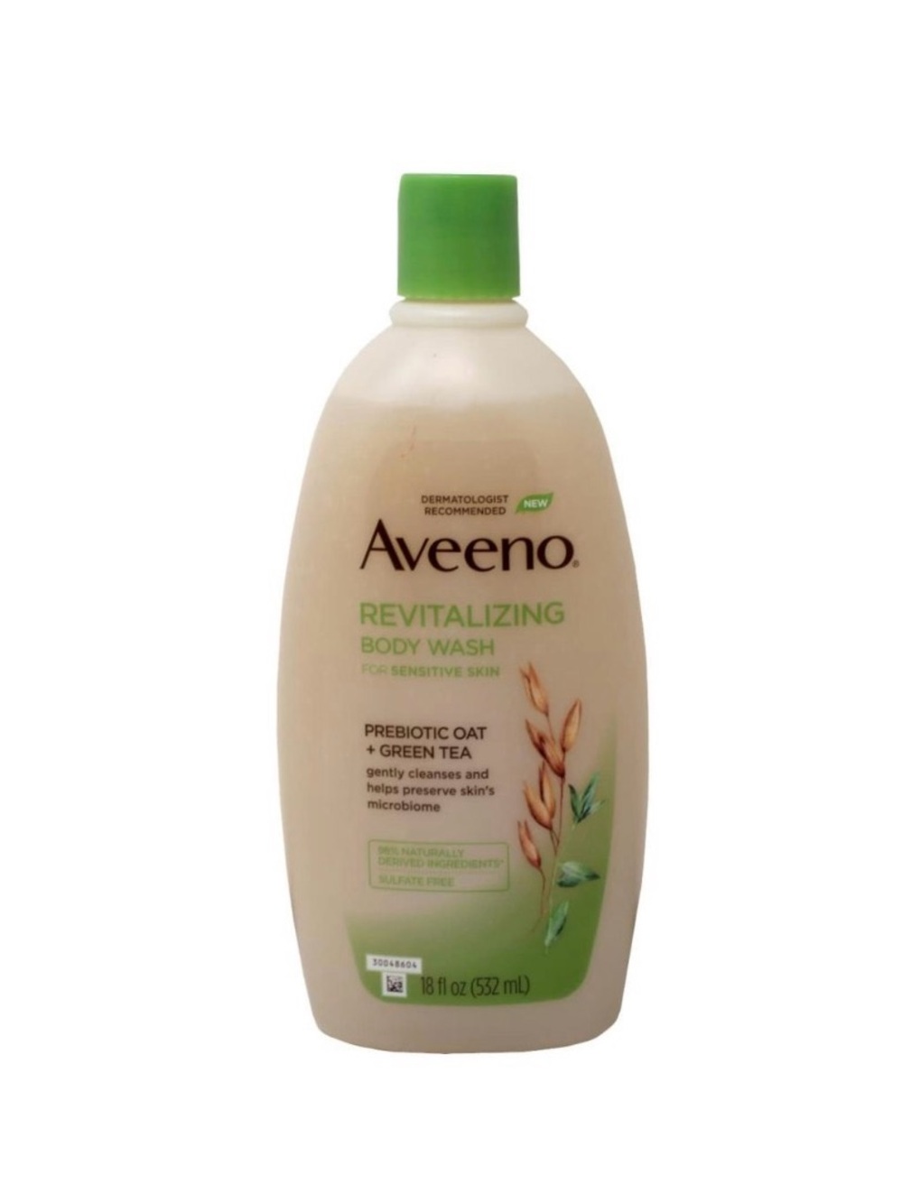NEW Aveeno Revitalizing Body Wash - Green Tea & Prebiotic Oat